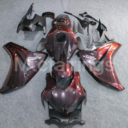 2008-2011 Honda CBR1000RR Crb1000rr Chameleon Black/red Fairing Kit
