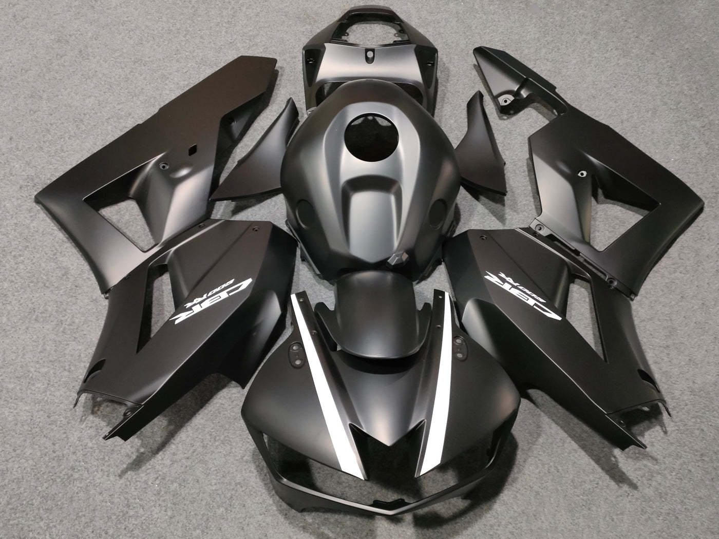 2013-2024 Honda CBR600RR Matte Black Fairing Kit