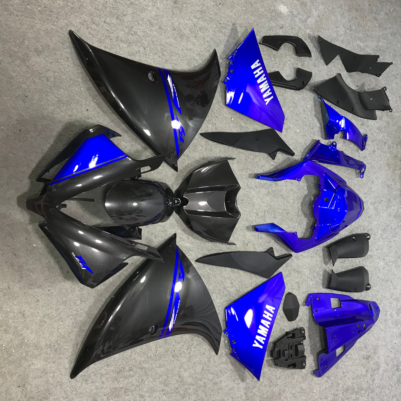 2012-2014 Yamaha YZF-R1 Blue Fairing Kit