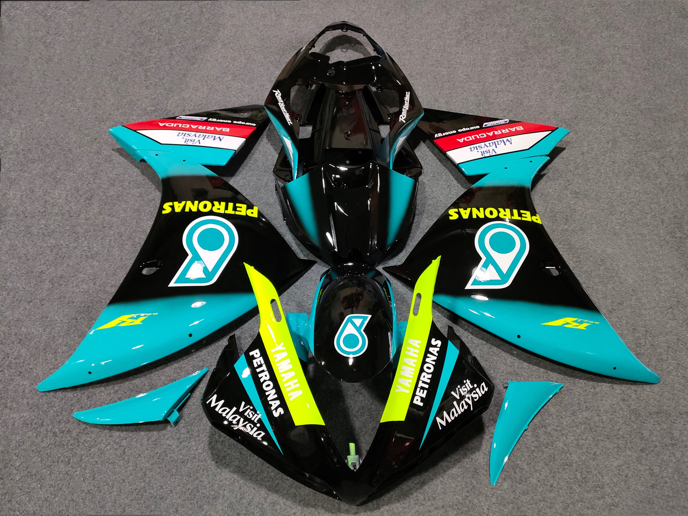 2009-2011 Yamaha YZF-R1 Neon Yellow Fairing Kit