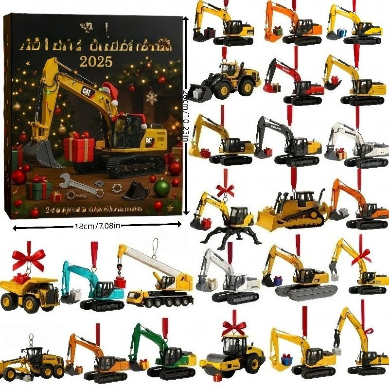 24-Piece Die-Cast Mechanical Model Advent Calendar 2025