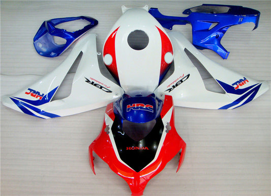 2008-2011 Honda CBR1000RR Blue and White HRC Fairing Kit