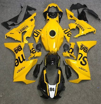 2017-2024 Honda CBR1000RR Yellow Fairing Kit