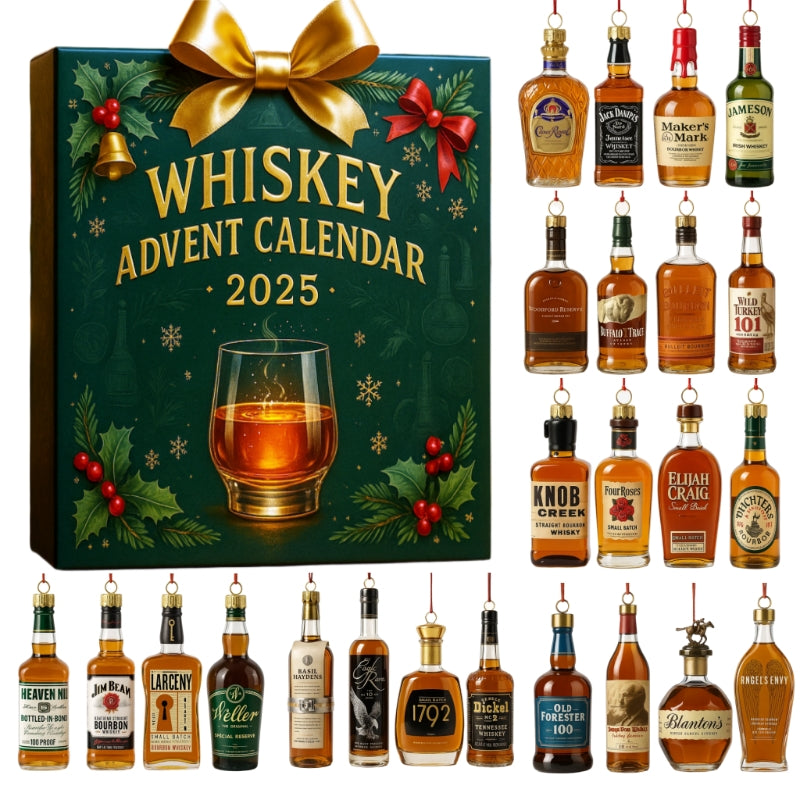 2025 Whiskey Advent Calendar – 24 Mini Whiskey Bottles