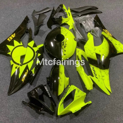2008-2016 Yamaha YZF-R6 Neon Yellow Fairing Kit