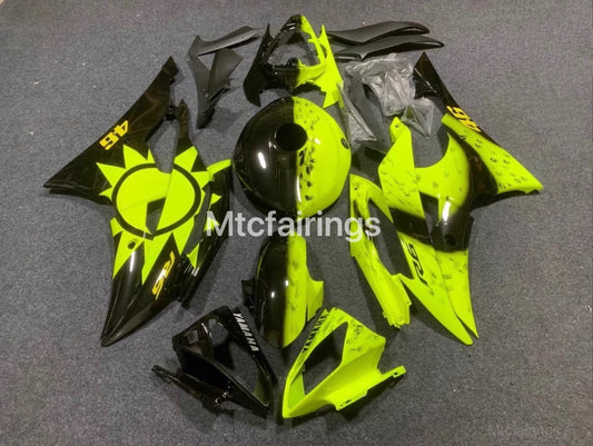 2008-2016 Yamaha YZF-R6 Neon Yellow Fairing Kit