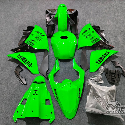2012-2014 Yamaha YZF-R1 Neon Green Fairing Kit