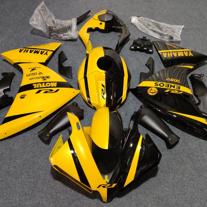 2012-2014 Yamaha YZF-R1 Pearl Yellow/black £¨ Tank Cover) Fairing Kit
