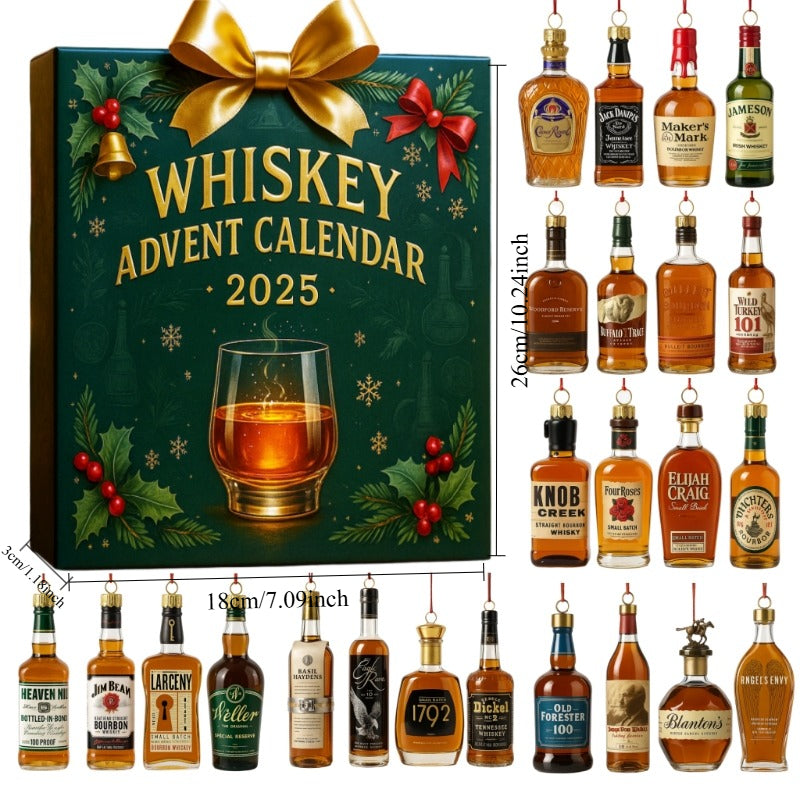 2025 Whiskey Advent Calendar – 24 Mini Whiskey Bottles