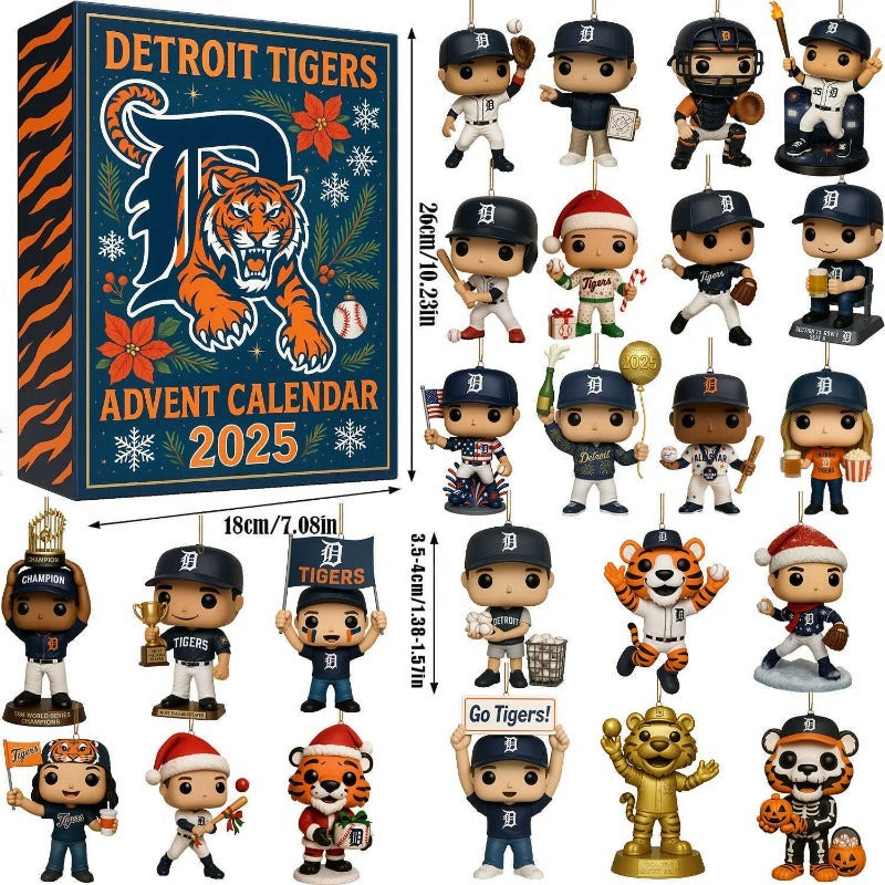 2025 Tigers Advent Calendar – 24 Acrylic Mini Figures