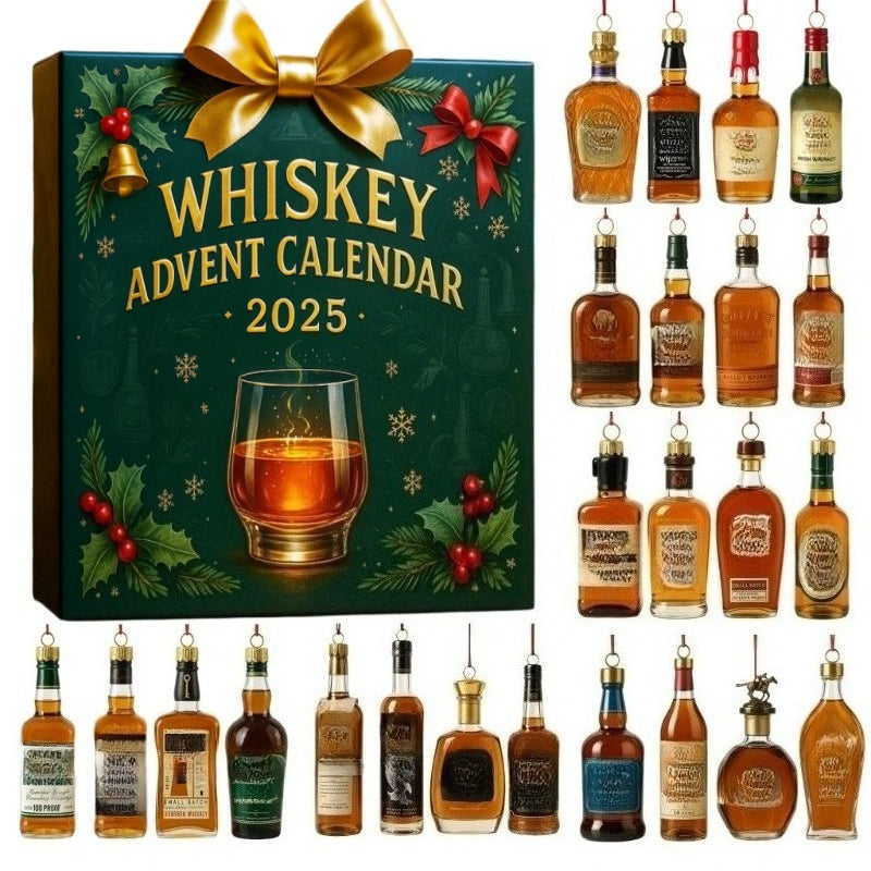 2025 Whiskey Advent Calendar – 24 Mini Whiskey Bottles