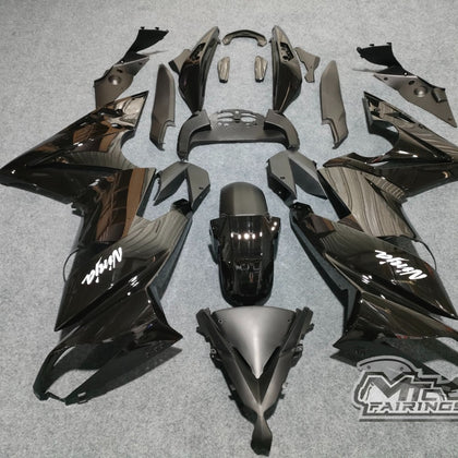 2009-2011 Kawasaki Ninja 650 Black Fairing Kit