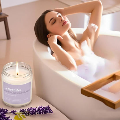 Holiday Scented Candle Gift Set, 6 Pack Natural Soy Candles for Home, Long Lasting Christmas Gifts for Women, Men, Friends & Family, Winter Aromatherapy Candle Set for Relaxing & Home Décor