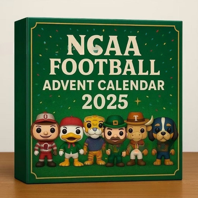 2025 Football Mascot Advent Calendar – 24 PVC Figurines