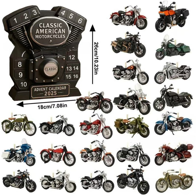 2025 American Motorcycle Advent Calendar – 24 Mini Bikes