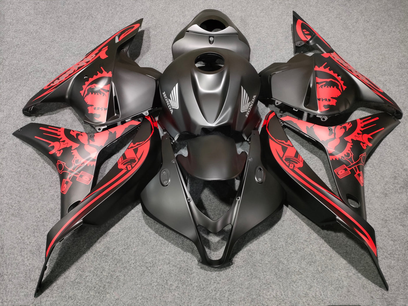 2009-2011 Honda CBR600RR Matte Red Fairing Kit