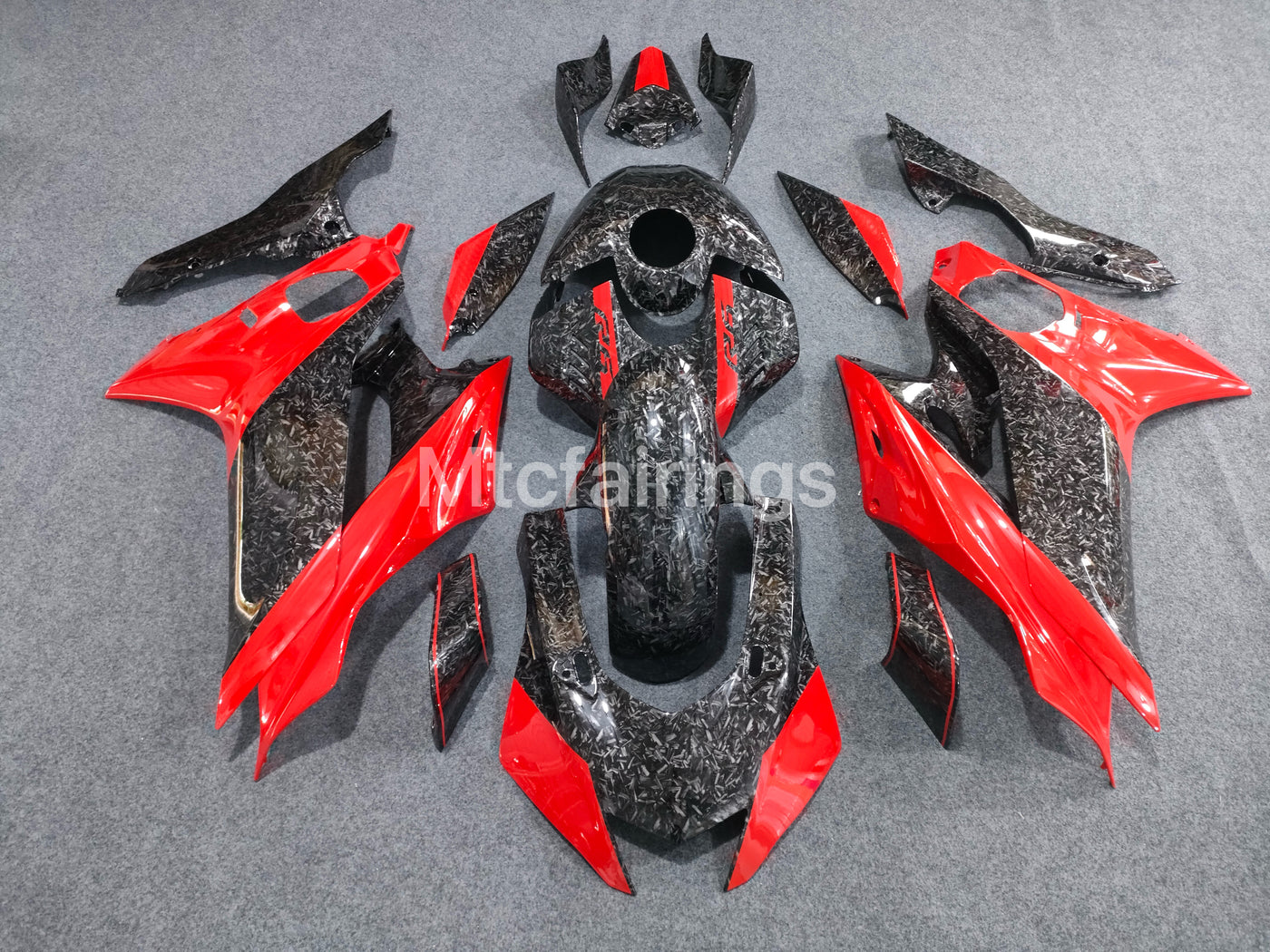 2017-2023 Yamaha YZF-R6 Forged Carbon Fiber Fairing Kit