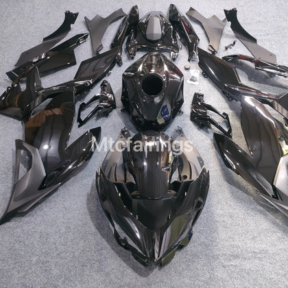 2017-2023 Kawasaki Ninja 400 Glossy Black Fairing Kit