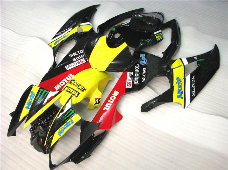 2006-2007 Yamaha YZF-R6 Yellow and Red Fairing Kit