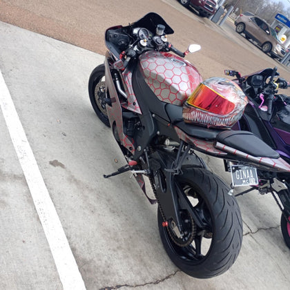 2008-2016 Yamaha YZF-R6 Honeycomb Design Fairing Kit