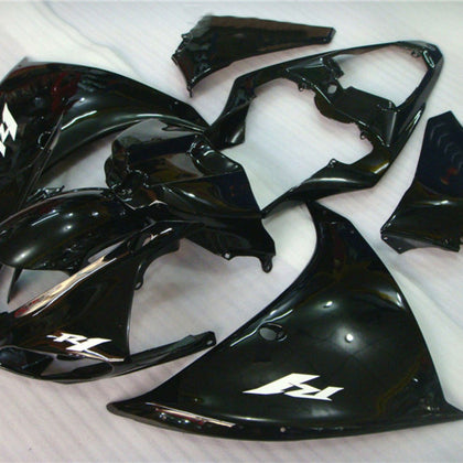 2009-2011 Yamaha YZF-R1 Glossy Black Fairing Kit