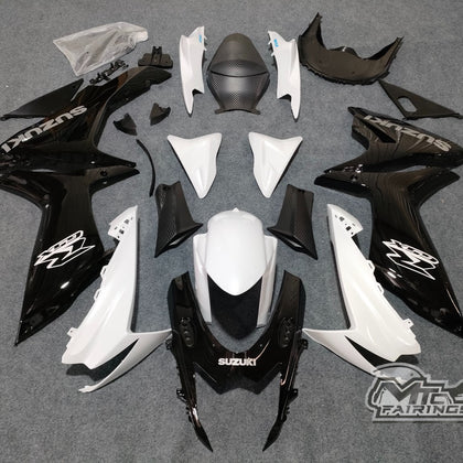 2011-2022 Suzuki GSX-R600 OEM Black/white 750 Fairing Kit