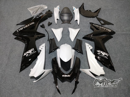 2011-2022 Suzuki GSX-R600 OEM Black/white 750 Fairing Kit