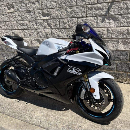 2011-2022 Suzuki GSX-R600 OEM Black/white 750 Fairing Kit