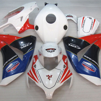 2008-2011 Honda CBR1000RR Red and Blue HRC Fairing Kit