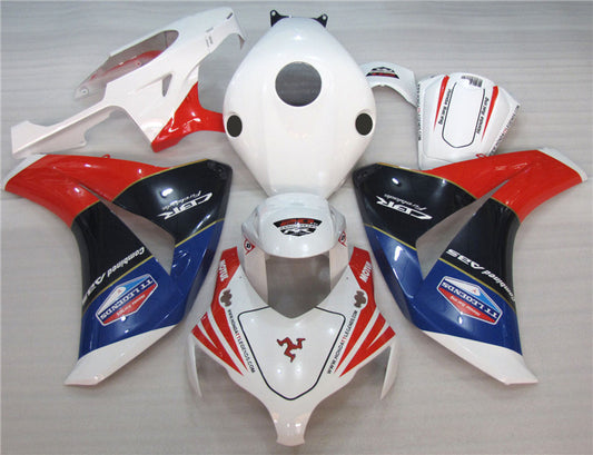 2008-2011 Honda CBR1000RR Red and Blue HRC Fairing Kit