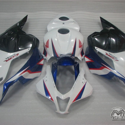 2009-2011 Honda CBR600RR Blue and White Fairing Kit