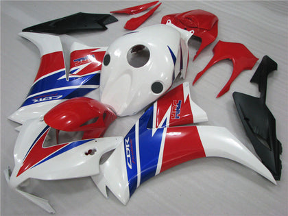 2012-2016 Honda CBR1000RR White and Red Fairing Kit