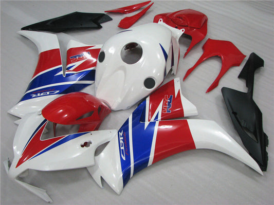 2012-2016 Honda CBR1000RR White and Red Fairing Kit