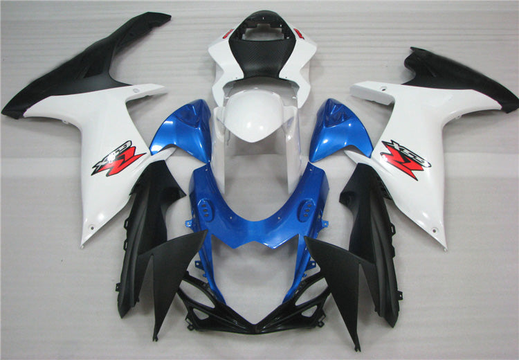 2011-2022 Suzuki GSX-R600 Black and Blue 750 Fairing Kit