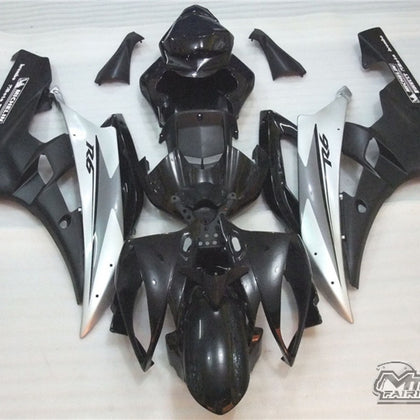 2006-2007 Yamaha YZF-R6 Matte Black Fairing Kit