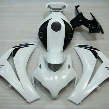 2008-2011 Honda CBR1000RR White and Black HRC Fairing Kit