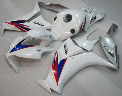 2012-2016 Honda CBR1000RR Silver and White Fairing Kit