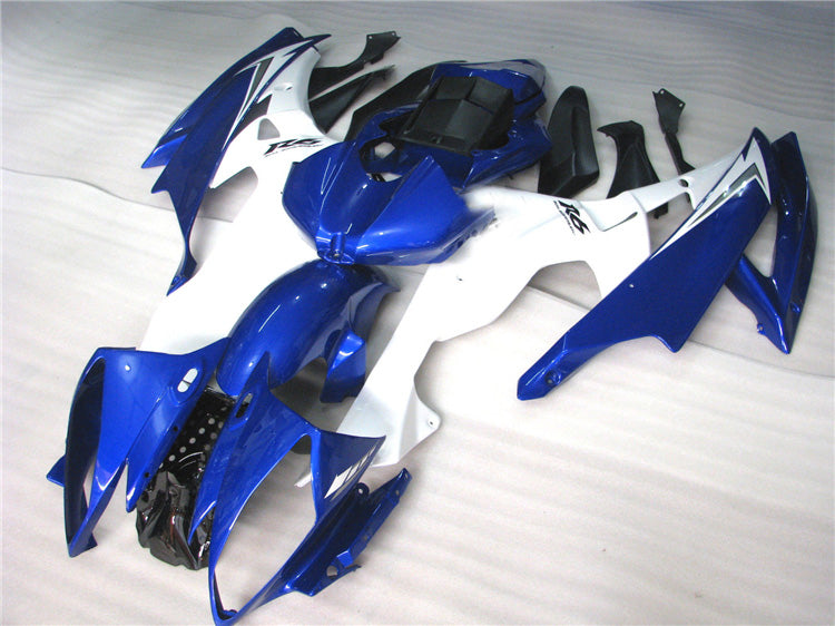 2006-2007 Yamaha YZF-R6 Blue and White Fairing Kit