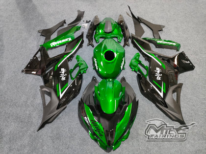 2017-2023 Kawasaki Ninja 400 Candy Green Color Fairing Kit