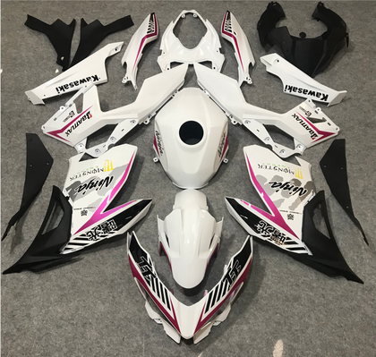 2017-2023 Kawasaki Ninja 400 White Fairing Kit