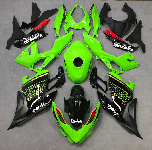 2017-2023 Kawasaki Ninja 400 Green Fairing Kit