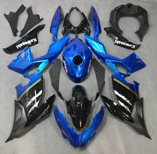 2017-2023 Kawasaki Ninja 400 Blue Fairing Kit