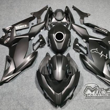 2017-2023 Kawasaki Ninja 400 Matte Black Fairing Kit