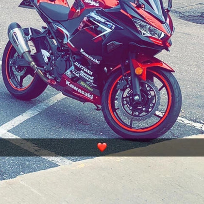 2017-2023 Kawasaki Ninja 400 Candy Red Fairing Kit
