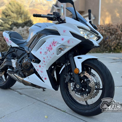 2020-2026 Kawasaki Ninja 650 Cherry Blossoms Fairing Kit