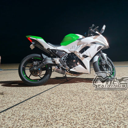 2017-2019 Kawasaki Ninja 650 Matte White Fairing Kit
