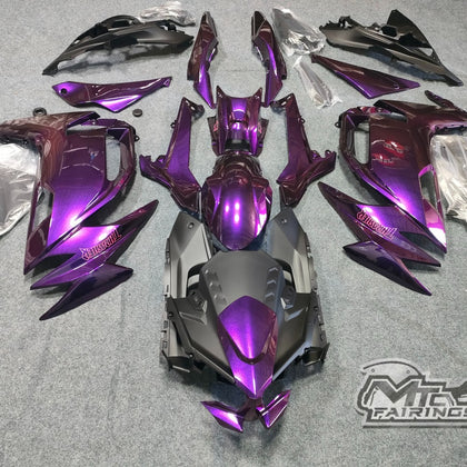 2020-2026 Kawasaki Ninja 650 Chemeleon Purple/red Fairing Kit