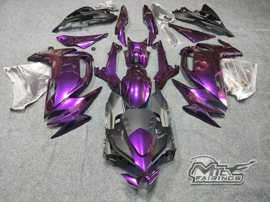 2020-2026 Kawasaki Ninja 650 Chemeleon Purple/red Fairing Kit