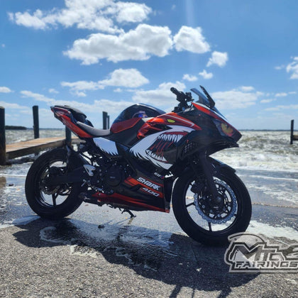 2017-2023 Kawasaki Ninja 400 Orange Gold Fairing Kit