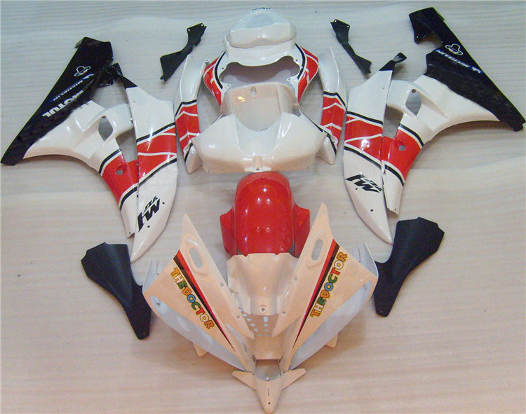 2006-2007 Yamaha YZF-R6 White Fairing Kit